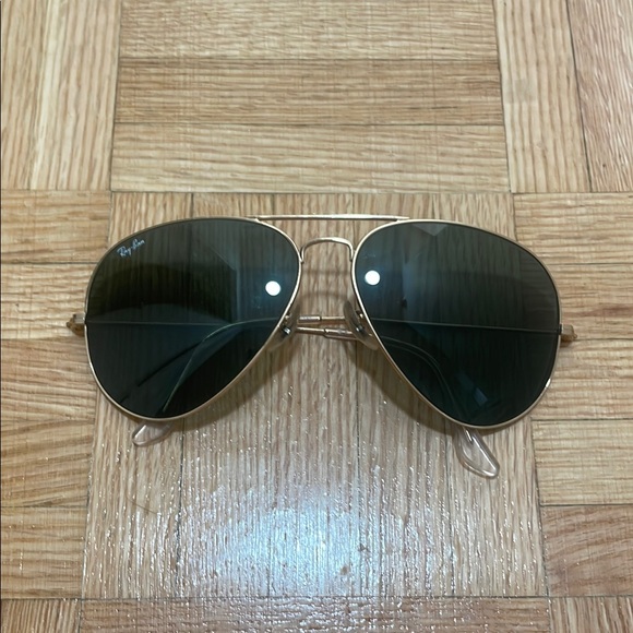 Ray-Ban Other - Ray-Ban Gold Aviator Sunglasses